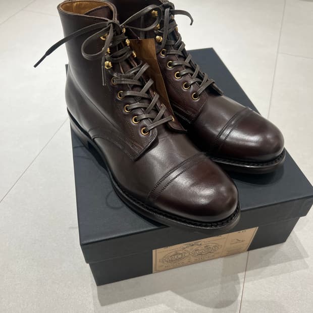 더블알엘 리빙스톤 부츠 브라운 US8