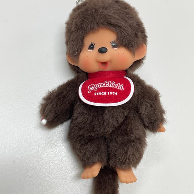 몬치치 인형 키링 남아 ss boy key chain brown