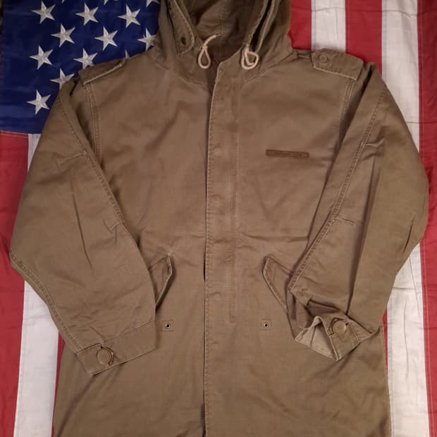 오리지날 TEXAGO M-51밀리터리 피쉬테일 파카