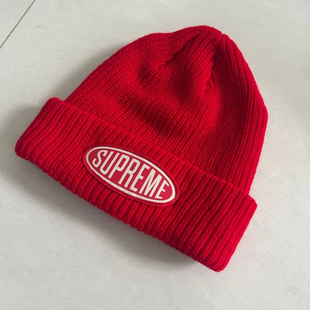 18AW OVAL PATC 슈프림 타원형 패치 비니