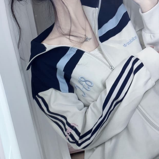 🐰아디다스 스카이블루&러블리핑크 트랙탑 져지🩷🩵