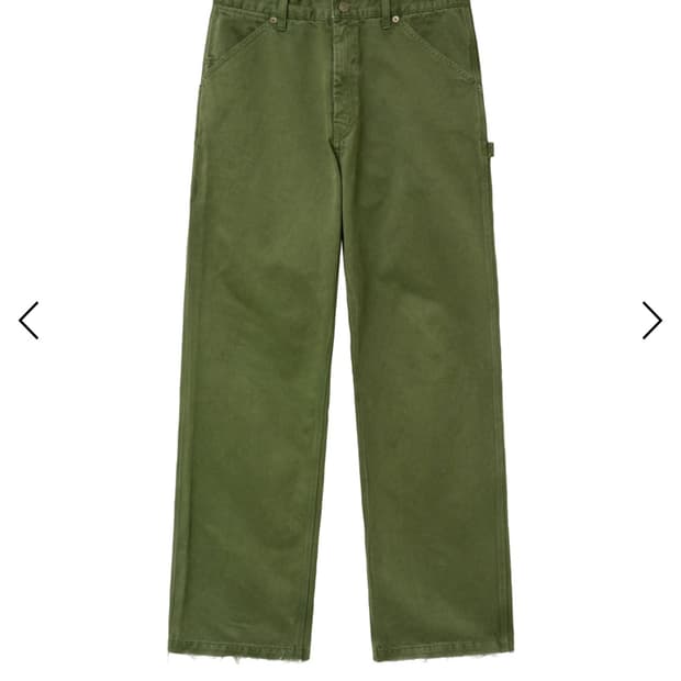 ata 컷오프 팬츠 카키 s