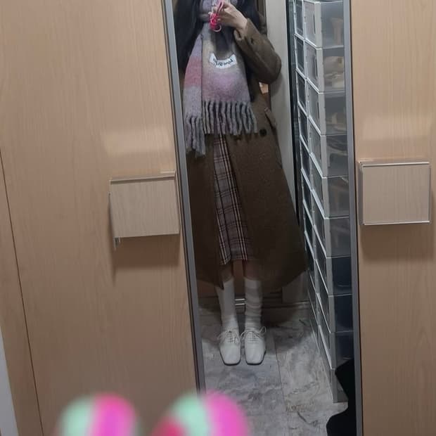 BEAKER 모 알파카 코트