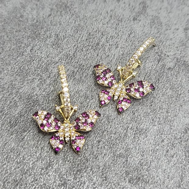 butterfly earrings
