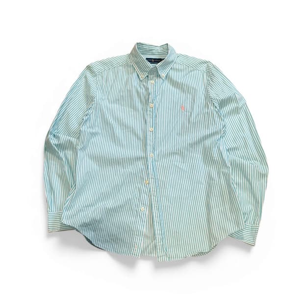 폴로 랄프로렌 스트라이프 시어서커 셔츠 