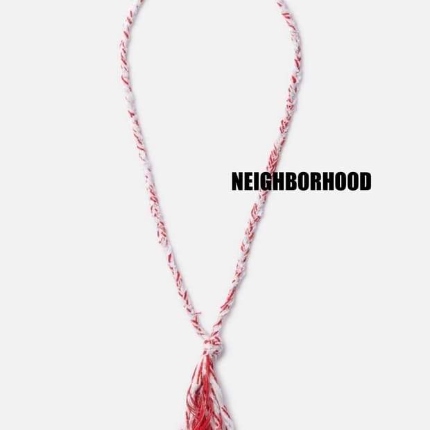 [OS] 네이버후드 JQ BRAID NECKLACE 레드