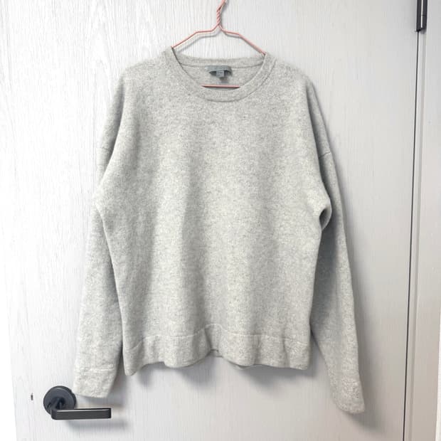 (L) cos 울 라운드 니트