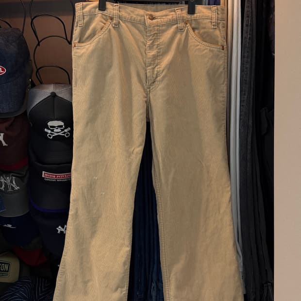 빈티지 리바이스 517핏 코듀로이 플레어 팬츠