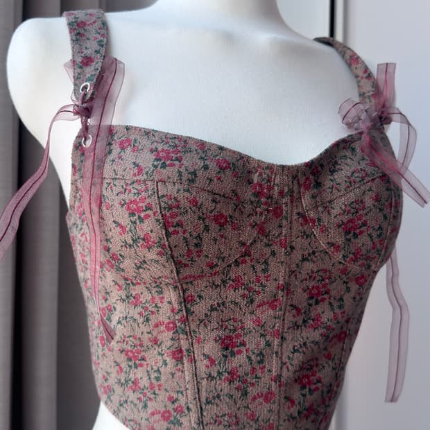 서쿠키 모모리본탑 베이지 m