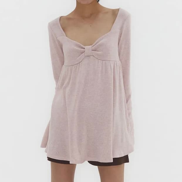 익스파이어드걸 Bambi soft top pink