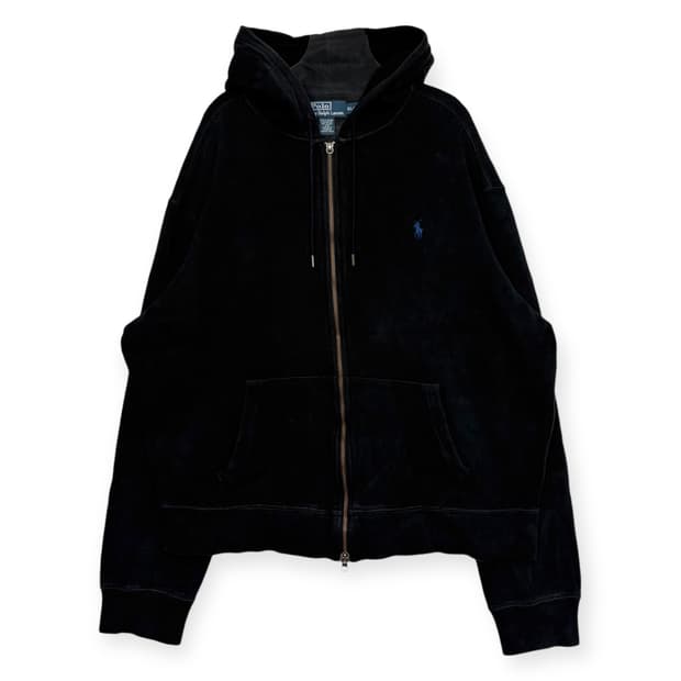 폴로 랄프로렌 후드 니트 집업 자켓