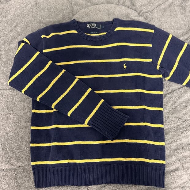 폴로 스트라이프 니트 s 