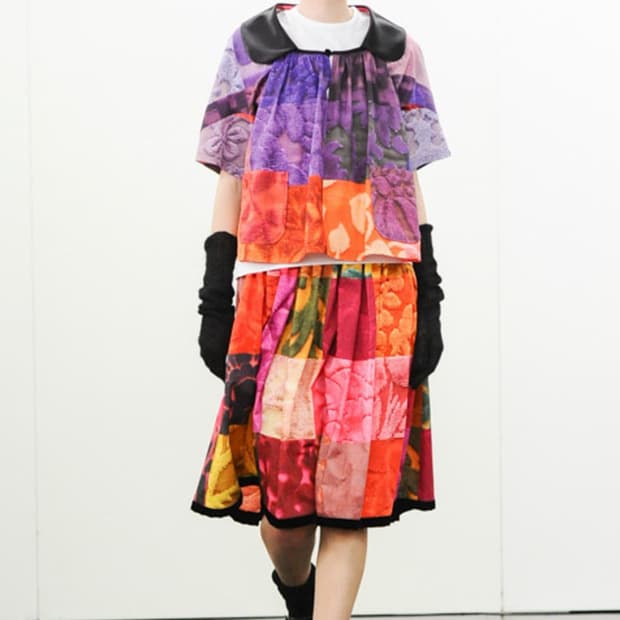 Tricot Comme des Garçons 패치워크 블라우스