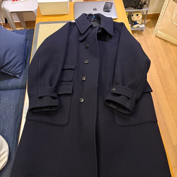 19fw 캡틴선샤인 트래블러코트 38 size 네이비 판매