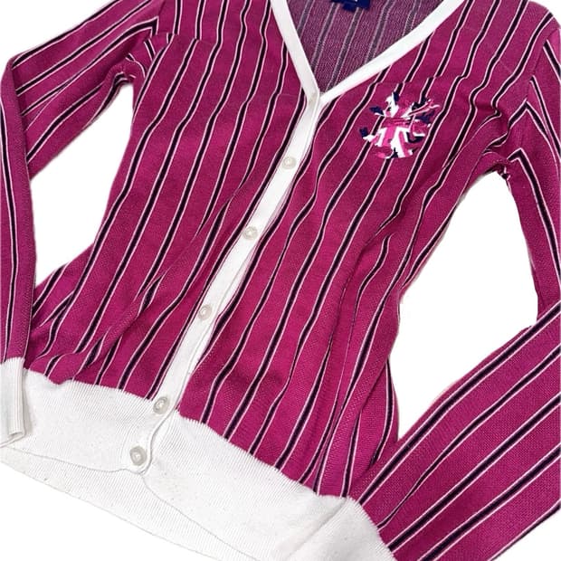 유니온잭 펑크 갸루 가디건