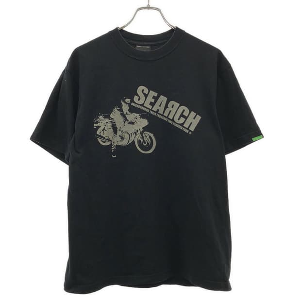 00s 네이버후드 SEARCH 3204 모터사이클 프린트 반팔티