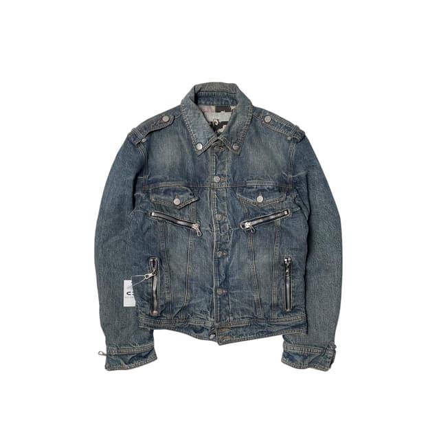 90's iceberg jeans 멀티포켓 데님 트러커 자켓