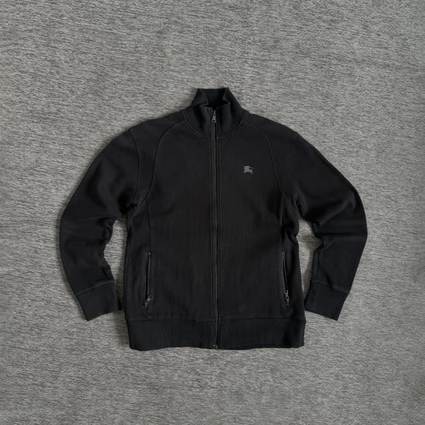 Burberry Black Label 슬림핏 코튼 집업