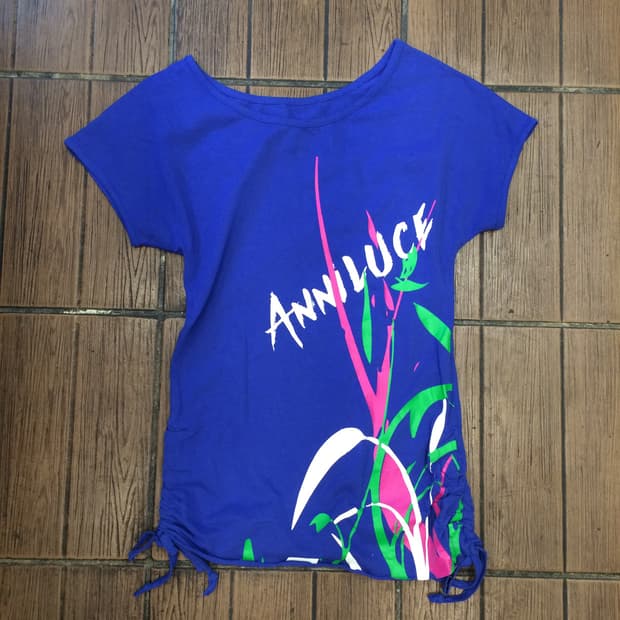 일본 Annluce 핀터깔y2k 달천깔페어리 펑크와투케 반팔티셔츠
