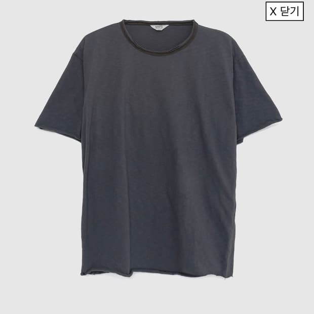 [L] NWT 로우 엣지 티셔츠