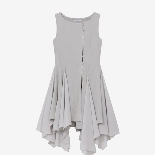 미세키서울 원피스 Unbalanced flow one piece GREY