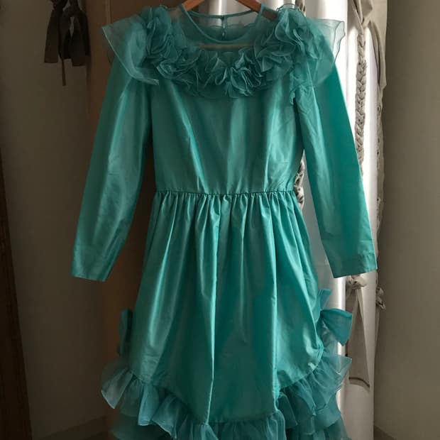 vintage frill dress