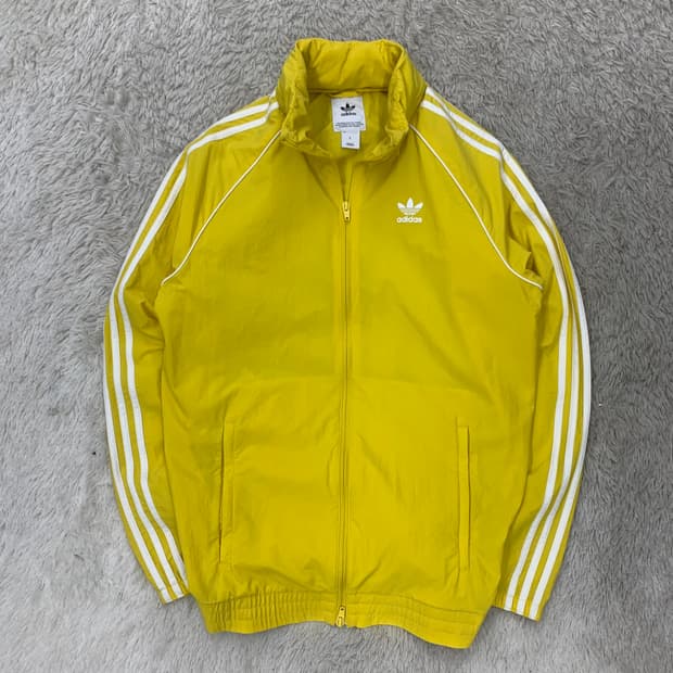 아디다스 SST 옐로우 바람막이 L