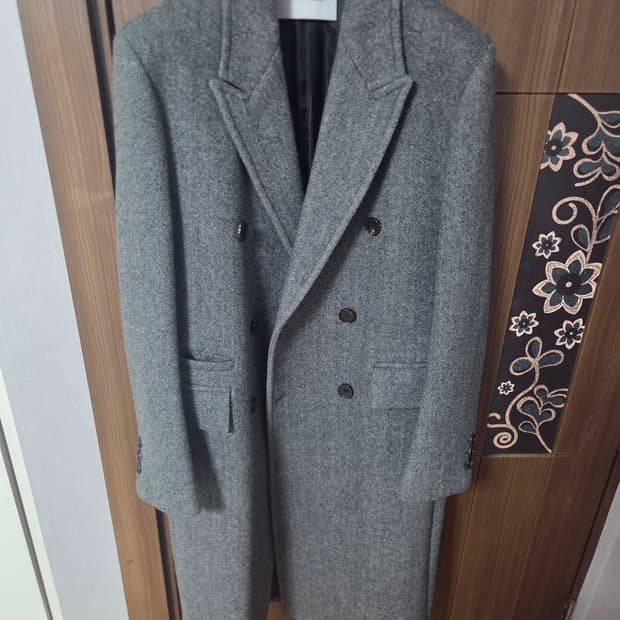 토니웩 헤링본 더블 코트 M사이즈