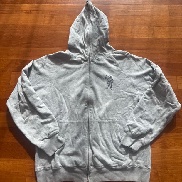 BBC 그레이 써멀 후드집업