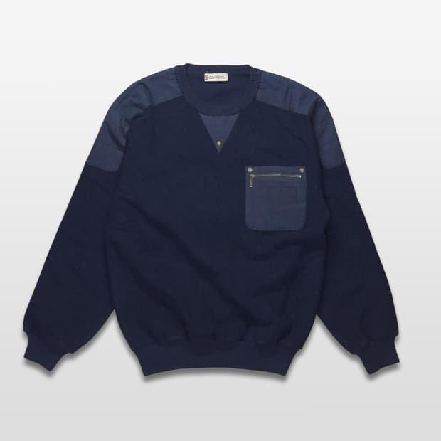 Carmina 빈티지 밀리터리 니트