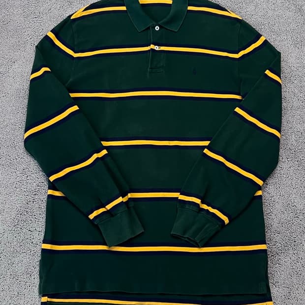 (L) 폴로랄프로렌 스트라이프 긴팔 카라티