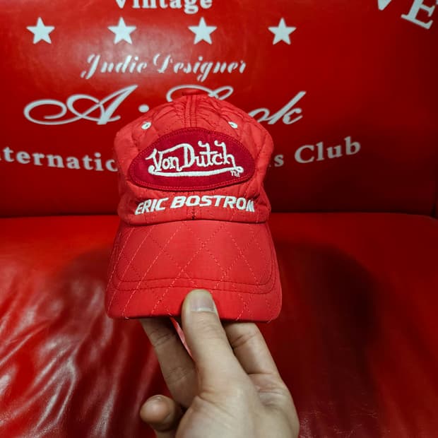 본터치(Vondutch) 00's y2k 퀄트 볼캡
