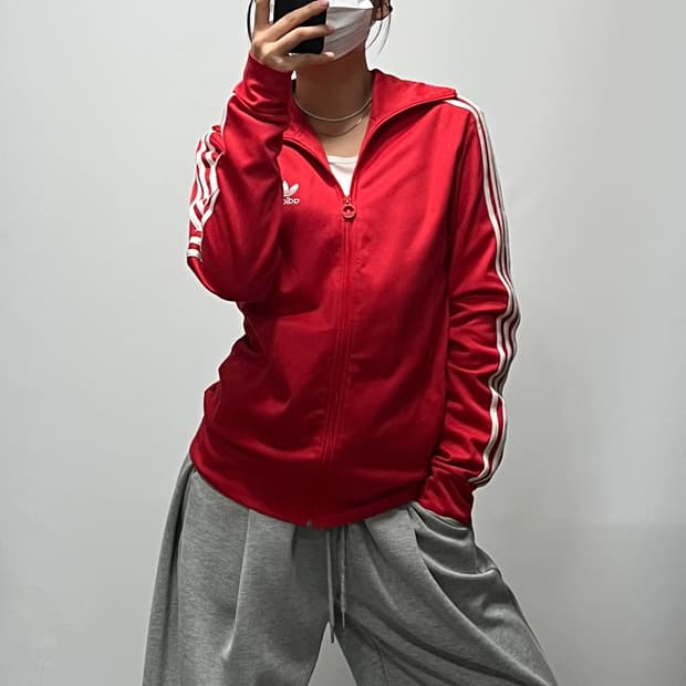 아디다스 유로파 트랙탑 져지 레드 100 [111705]