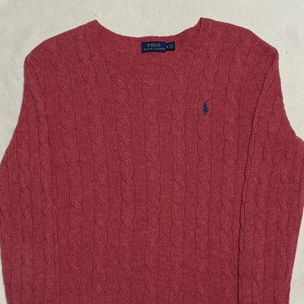 M 폴로랄프로렌 캐시미어 케이블 니트