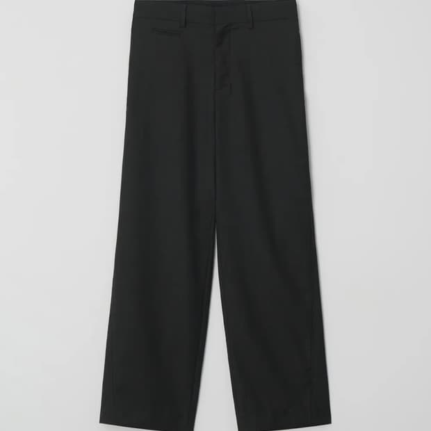 파세르 커브드 아웃심 슬랙스 [차콜] L