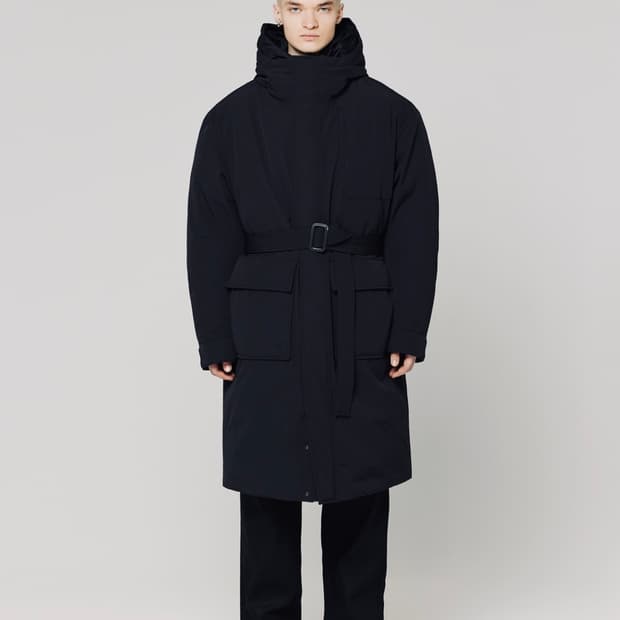 메종미네드 MAISON MINED 구스다운 롱 패딩 코트