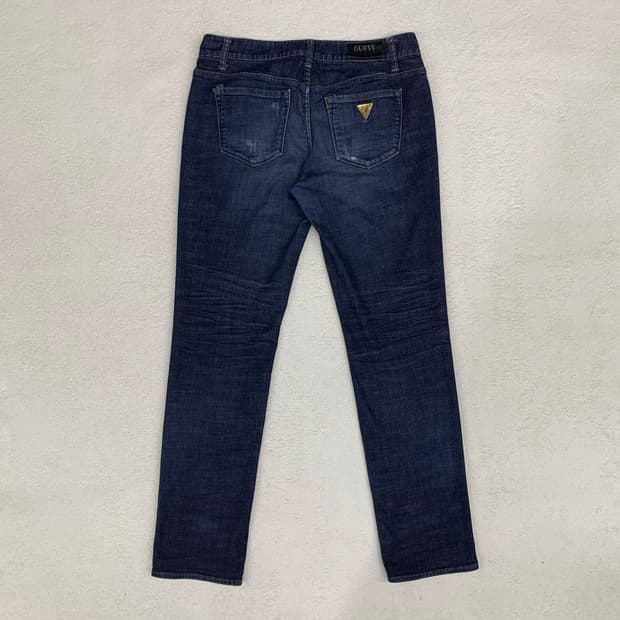 [35] 게스 골드플레이트 테이퍼드핏 데님팬츠