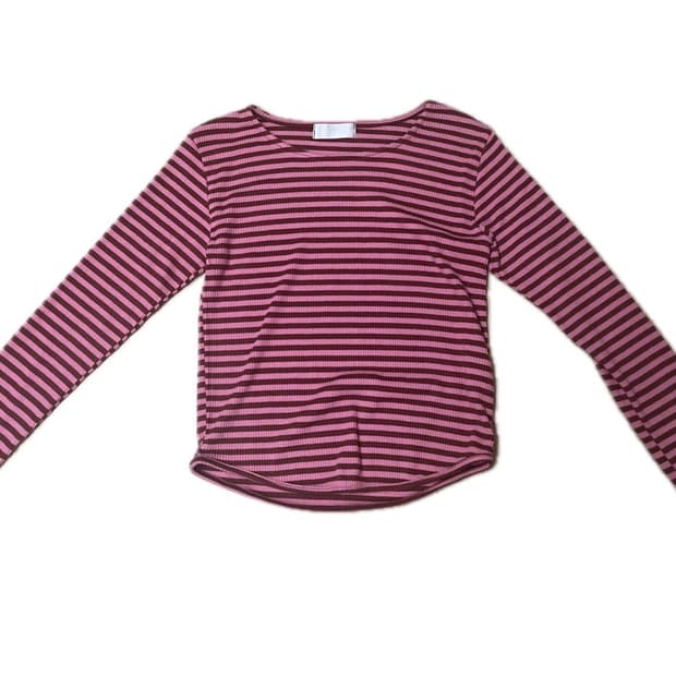 하구미 스트라이프 티셔츠