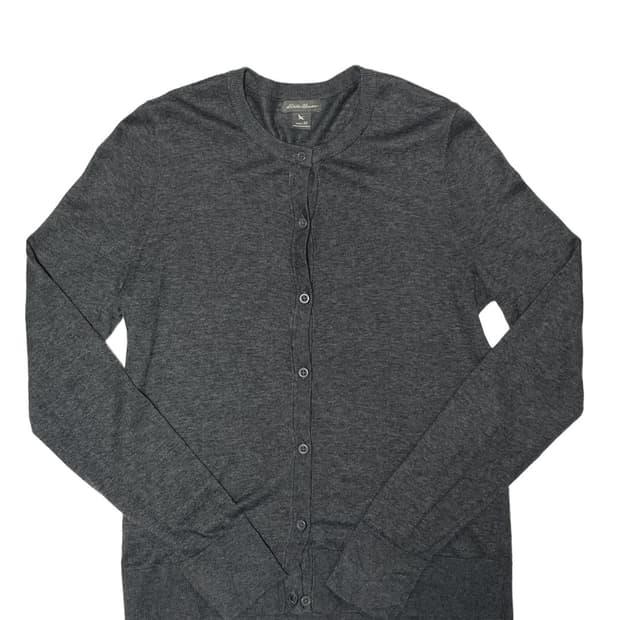Basic gray cardigan