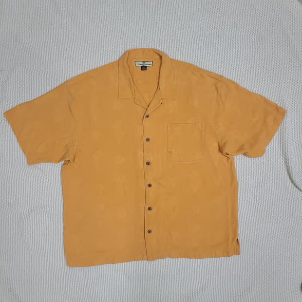 Tommy Bahama 실크 하와이안 셔츠