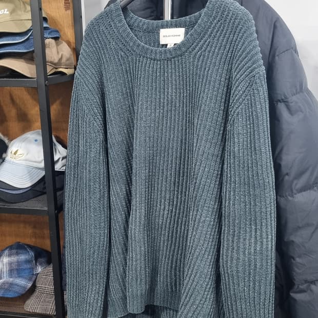 쏠리드옴므 우영미 100size(가슴반품53) 깔끔한 니트