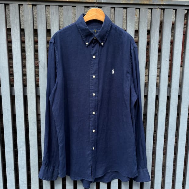 폴로 랄프로렌 프렌치워크 클래식핏 린넨 셔츠 Ralph Lauren