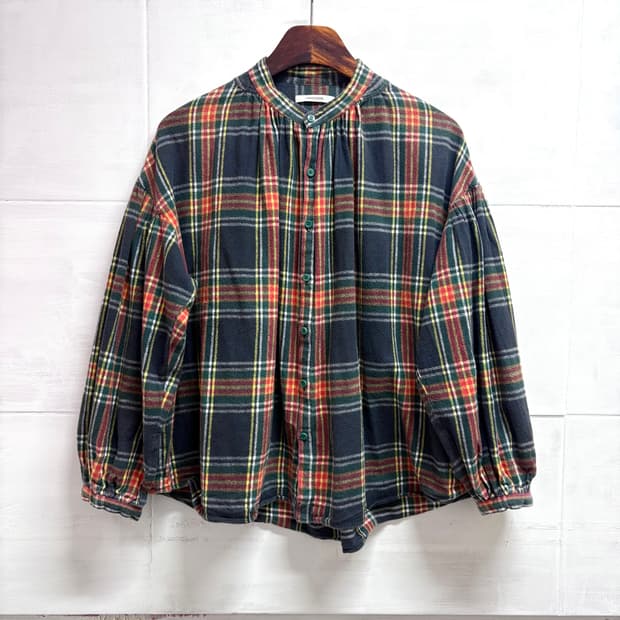 코튼 벌룬 일본빈티지 모리걸 블라우스 