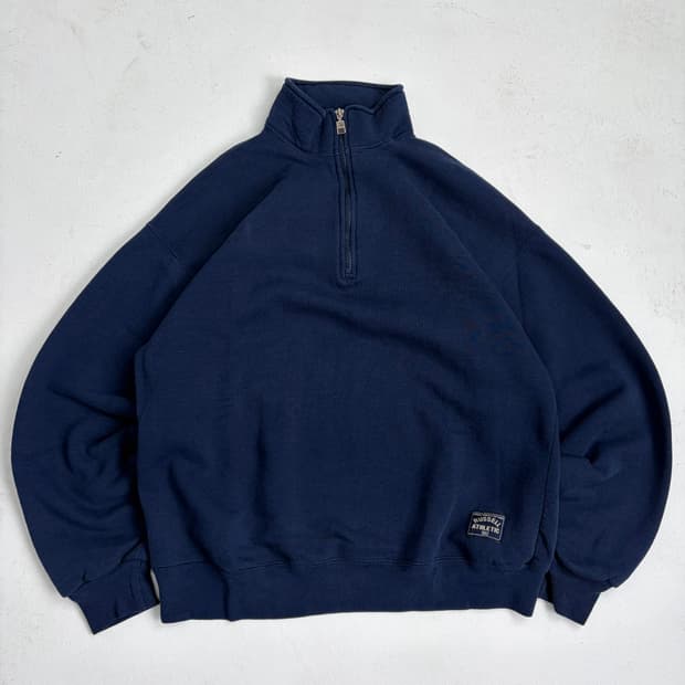 90s Russell Quarter Zip Sweatshirt (navy