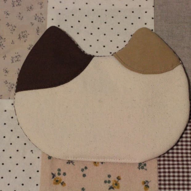 핸드메이드 고양이 컵받침