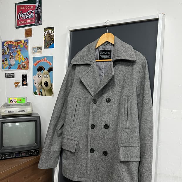 Levis 리바이스 모직 더블 피코트