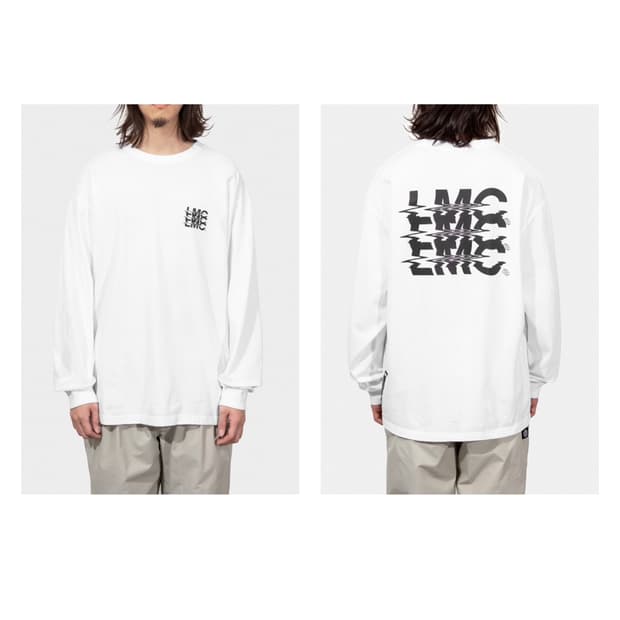 LMC 노이즈 로고 긴팔티 맨투맨 티셔츠 L
