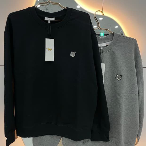 [초특가] [100% 정품] 메종키츠네 그레이폭스 남여공용 맨투맨