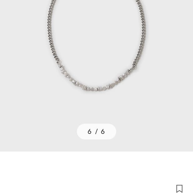 벨리에 체인 펄 네클리스