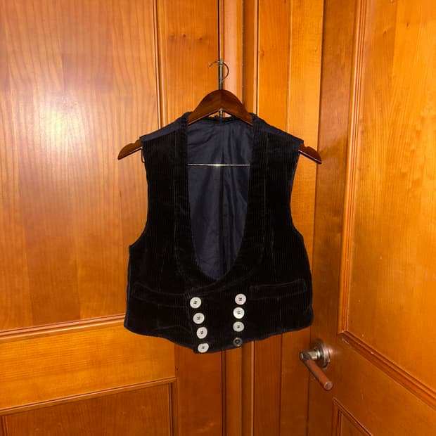 Button Corduroy Vest